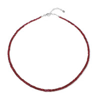 Collar en plata con Rubí de Madagascar