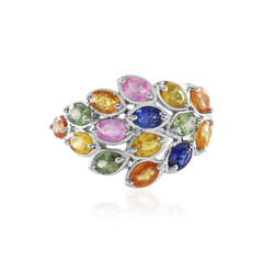 Anillo en plata con Zafiro
