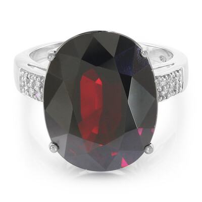 Anillo en oro con Granate espesartina (AMAYANI)