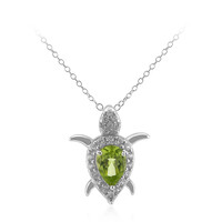 Collar en plata con Peridoto de Birmania