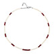 Collar en plata con Rubí