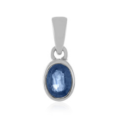 Colgante en plata con Zafiro azul