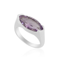 Anillo de hombre en plata con Amatista Rosa de Francia