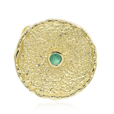 Colgante en plata con Esmeralda de Zambia (MONOSONO COLLECTION)