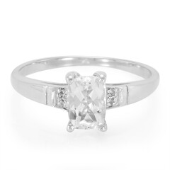 Anillo en plata con Goshenita