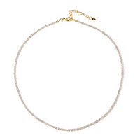 Collar en plata con Diamante fantasía