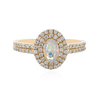Anillo en oro con Ópalo de Welo