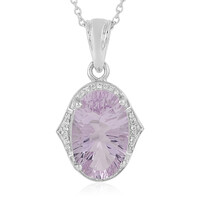 Collar en plata con Amatista Rosa de Francia