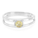 Anillo en plata con Danburita neón amarillo