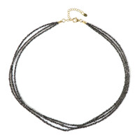 Collar en plata con Diamante negro