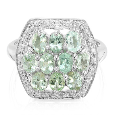 Anillo en plata con Turmalina Paraíba
