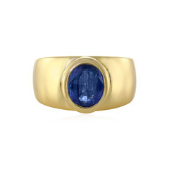 Anillo de hombre en plata con Cianita