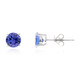 Pendientes en oro con Tanzanita AAA
