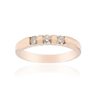 Anillo en oro con Diamante rosa de Francia de Argyle SI1