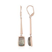 Pendientes en plata con Labradorita verde de Maniry (KM by Juwelo)