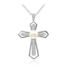Collar en plata con Perla Freshwater