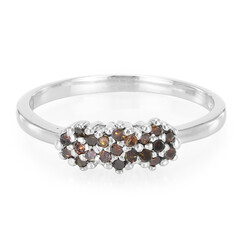 Anillo en plata con Diamante fantasía
