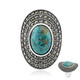 Anillo en plata con Crisocola (Annette classic)