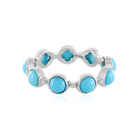 Anillo en plata con Turquesa bella durmiente (Faszination Türkis)