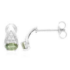 Pendientes en plata con Zafiro de Mozambique