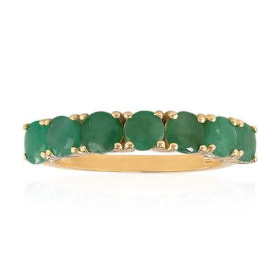 Anillo en plata con Esmeralda