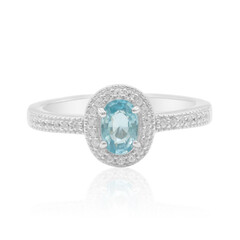 Anillo en plata con Zircón de Ratanak Kirí