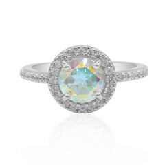 Anillo en plata con Topacio Rayo de Luna