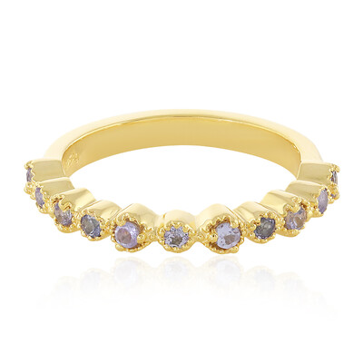 Anillo en plata con Tanzanita