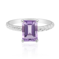 Anillo en plata con Amatista