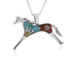 Collar en plata con Turquesa (Desert Chic)