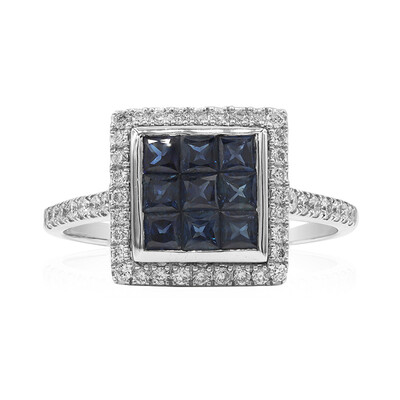 Anillo en oro con Zafiro azul (Estée Collection)