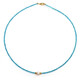 Collar en plata con Apatita azul