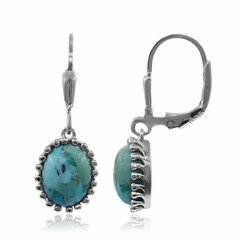 Pendientes en plata con Turquesa