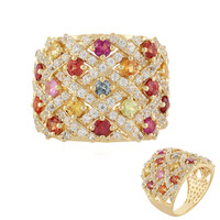 Anillo en plata con Zafiro