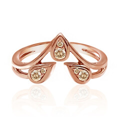 Anillo en oro con Diamante rosa de Francia de Argyle SI1