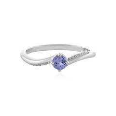 Anillo en plata con Tanzanita