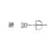 Pendientes en oro con Diamante I1 (H)  (CIRARI)