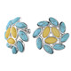 Pendientes en plata con Turquesa (dagen)
