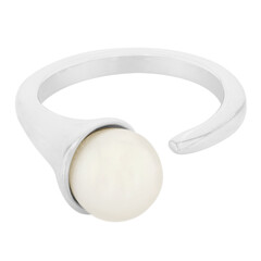 Anillo en plata con Perla Freshwater