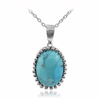 Collar en plata con Turquesa