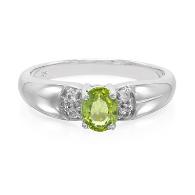 Anillo en plata con Turmalina Paraíba
