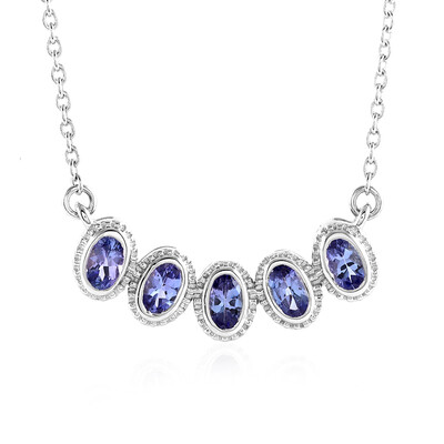 Collar en plata con Tanzanita