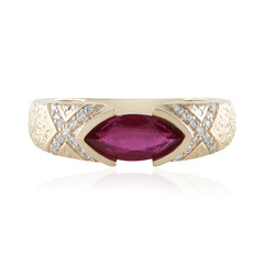 Anillo en oro con Rubí de Madagascar (de Melo)