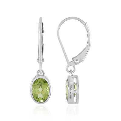 Pendientes en plata con Peridoto