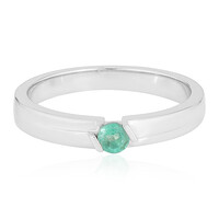 Anillo en plata con Esmeralda de Colombia