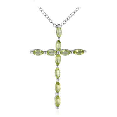 Collar en plata con Peridoto