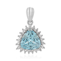 Colgante en plata con Topacio Capri (PHANTASIA)