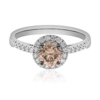 Anillo en oro con Diamante chocolate SI2 (CIRARI)