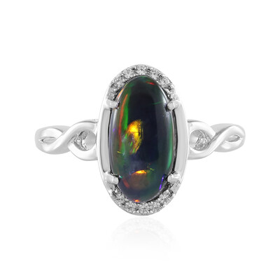 Anillo en plata con Ópalo de Mezezo
