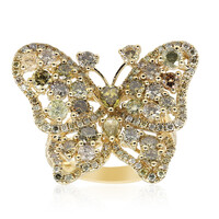 Anillo en oro con Diamante fancy SI2 (CIRARI)